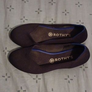 Rothy's Navy Slip-ons 9.5